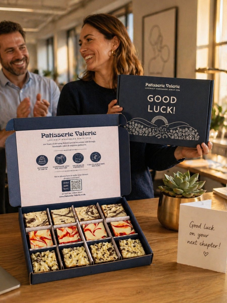 Good Luck Luxury Brownies Gift Box - Patisserie Valerie