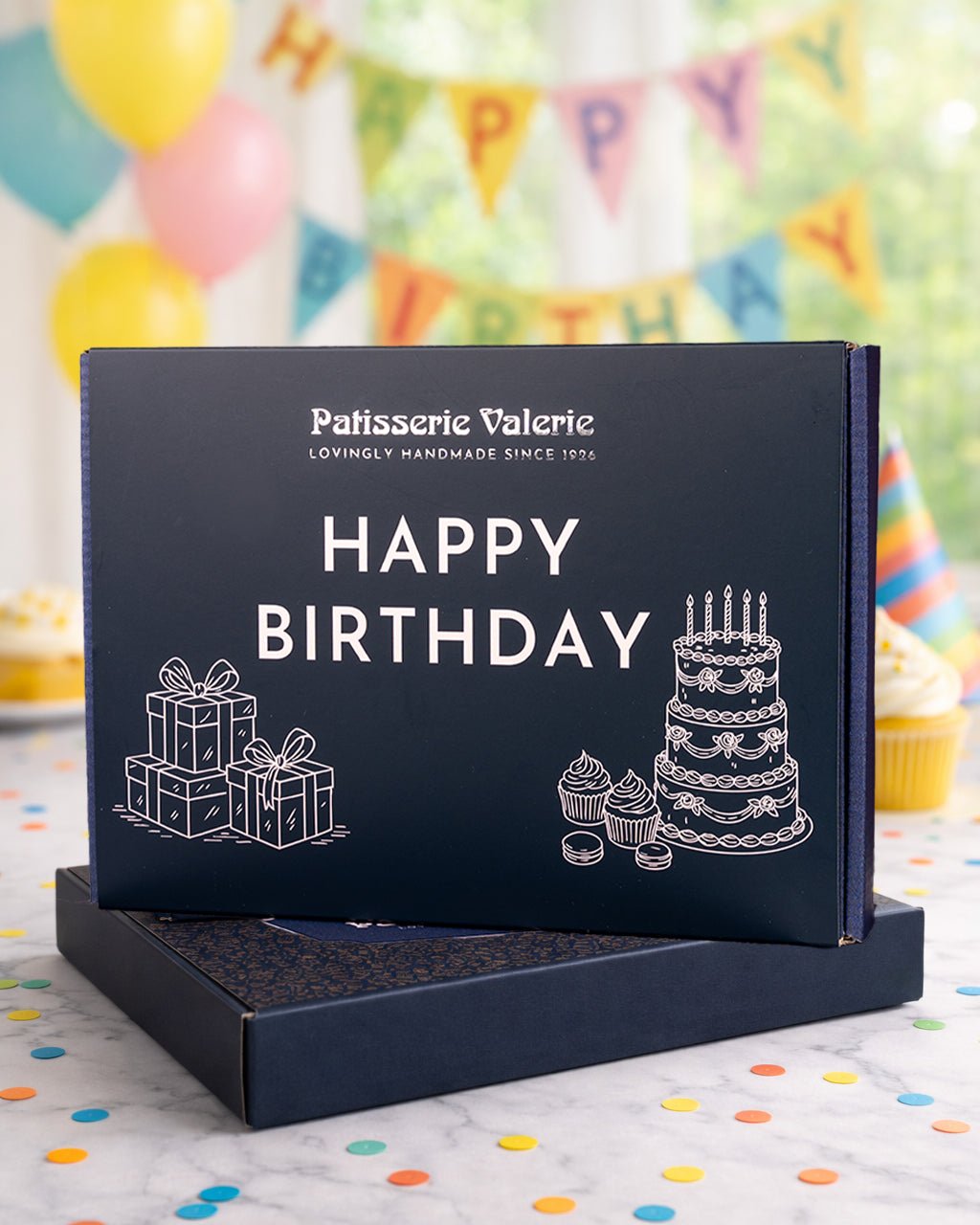 Happy Birthday Letterbox Gift Sleeve - Patisserie Valerie