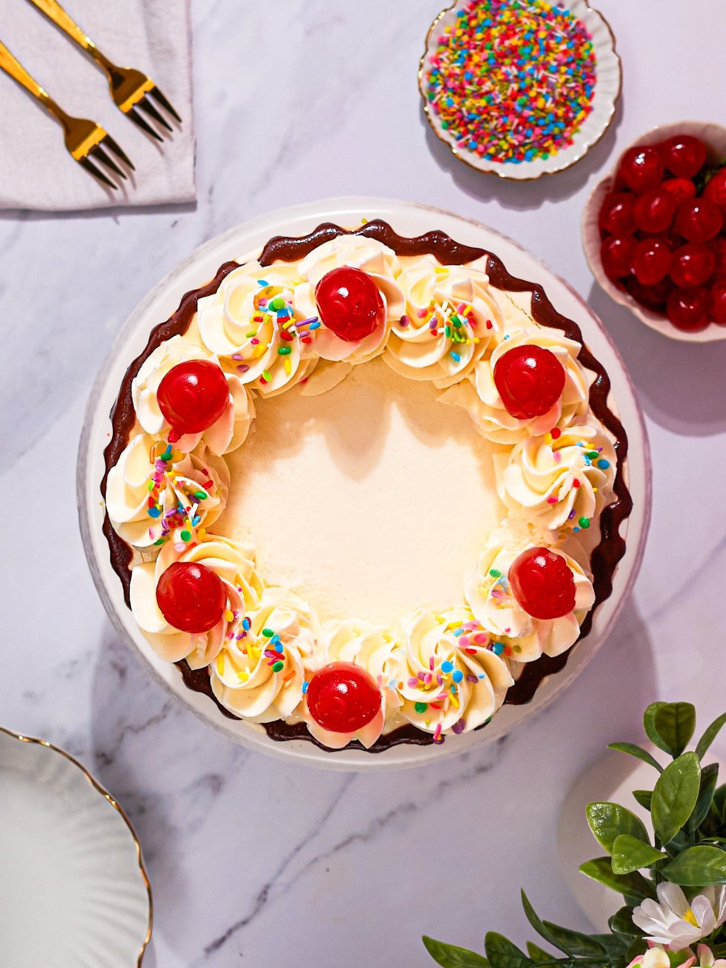 Ice Cream Sundae Cake - Patisserie Valerie