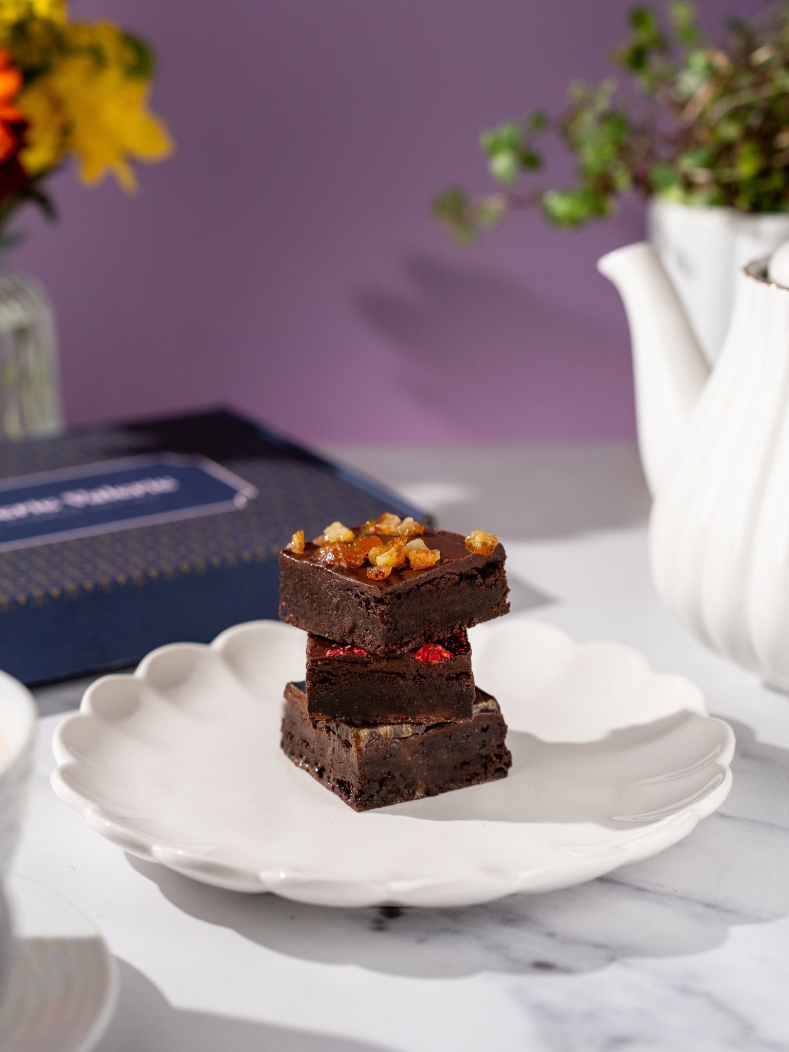 Patisserie Valerie's handmade Kind Bakes Brownie Box - Vegan Friendly cake delivery 
