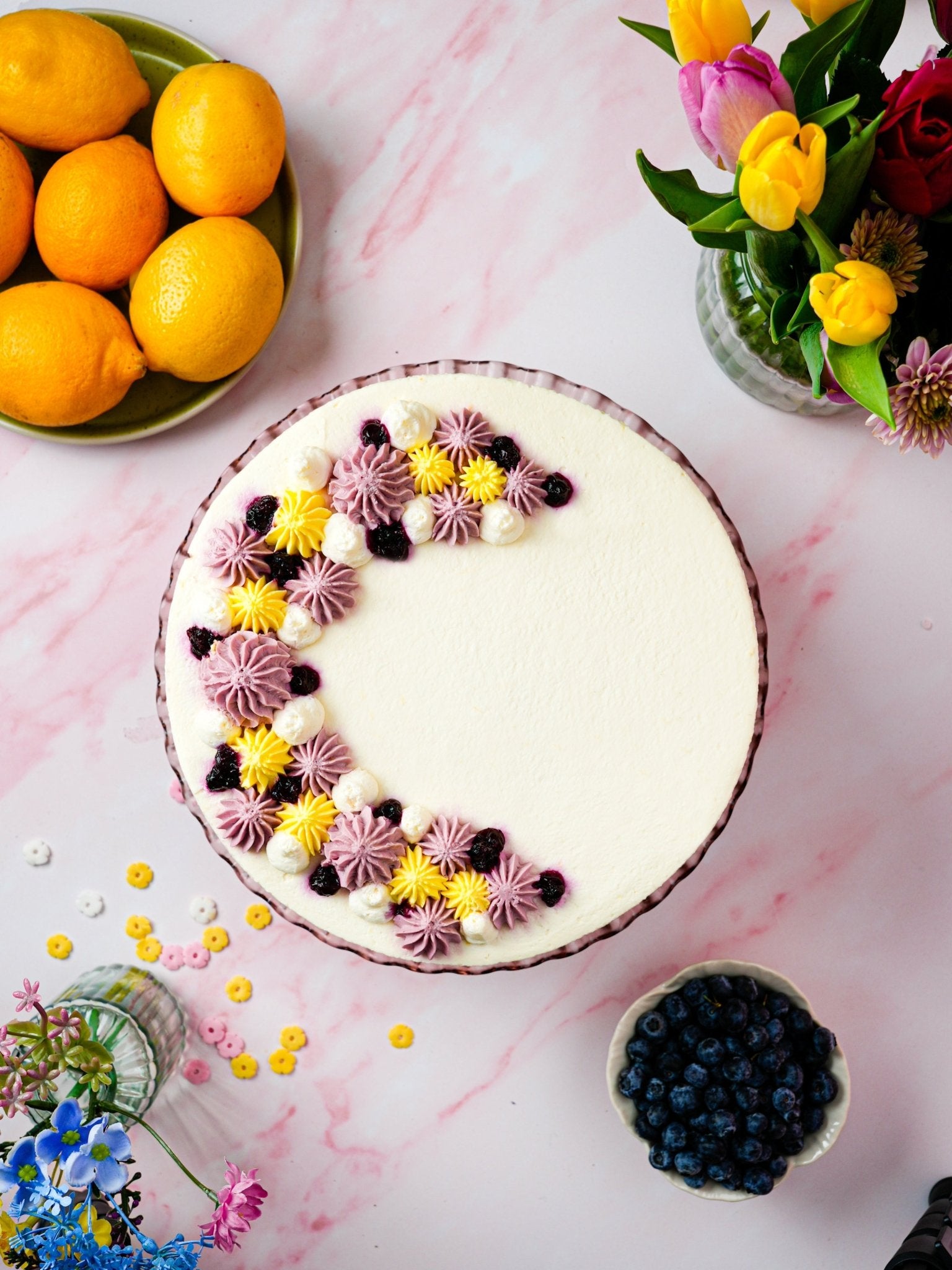 Patisserie Valerie's handmade Lemon & Blueberry Dream Cake cake delivery 