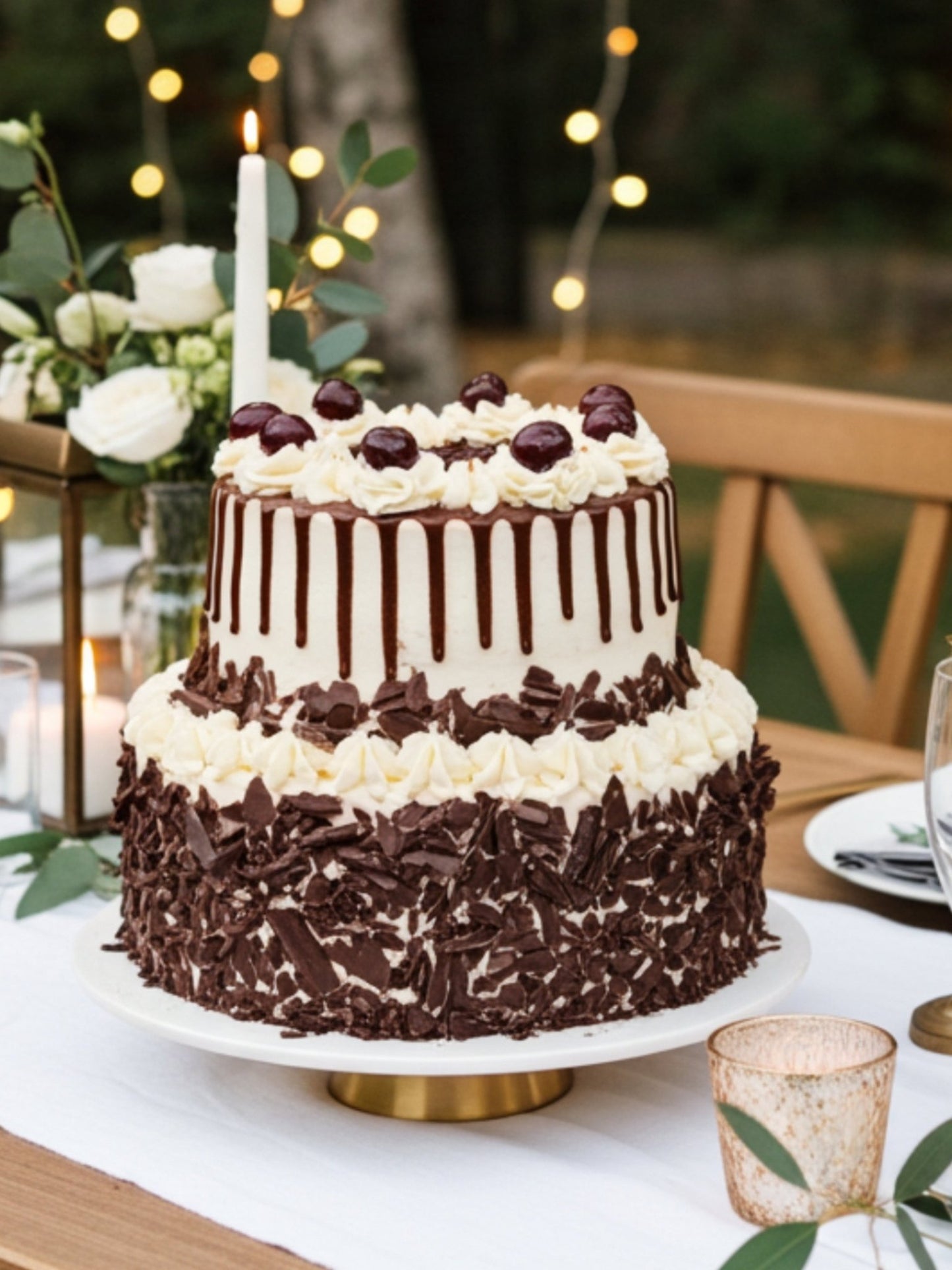 Luxury Black Forest Gateau with Kirsch – Centenary Edition Celebration Cake - Patisserie Valerie