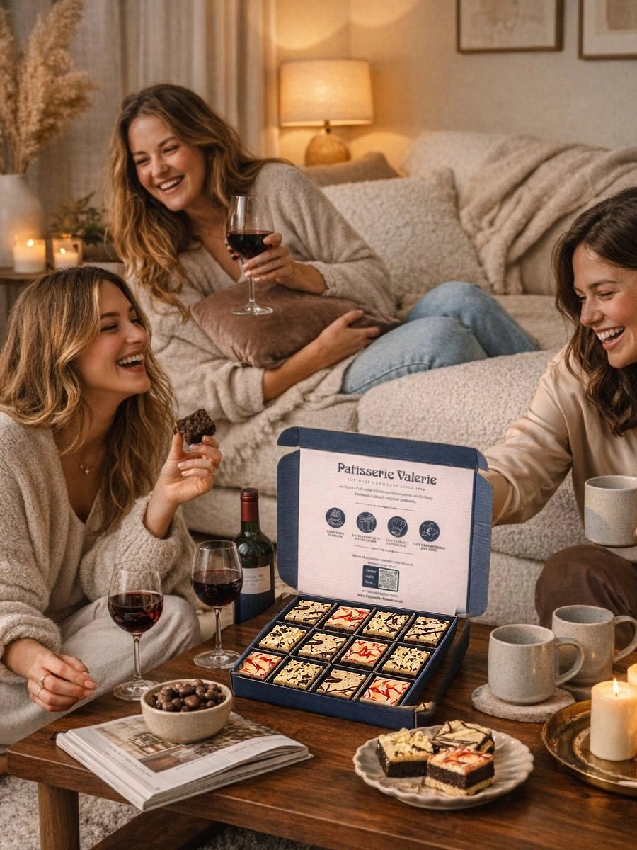 Patisserie Valerie's handmade Luxury Brownie Selection Box cake delivery 