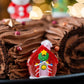 Luxury Chocolate Yule Log – Handmade Christmas Roulade with Festive Toppings - Patisserie Valerie