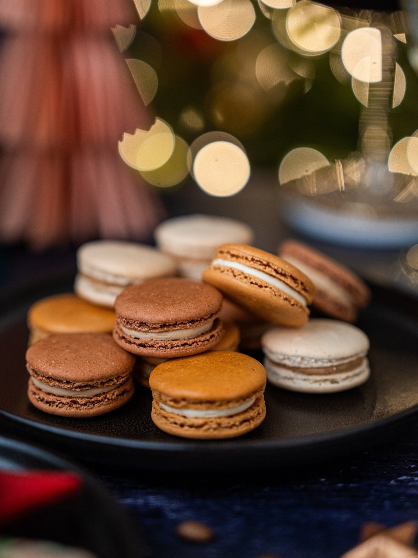 Luxury Macaron Christmas Gift Box – Bailey’s, Champagne & Espresso Martini - Patisserie Valerie