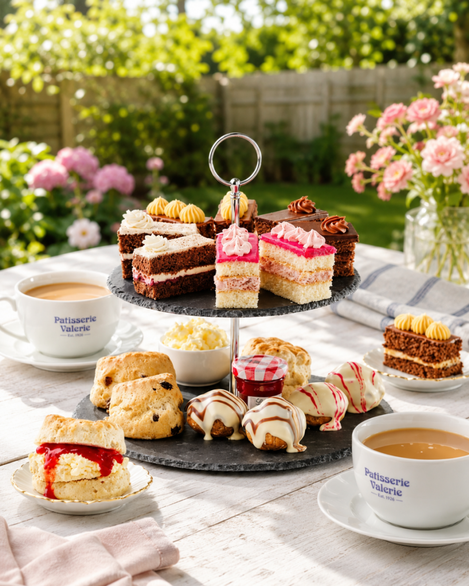 Madame Valerie's Afternoon Tea for 4 - Patisserie Valerie