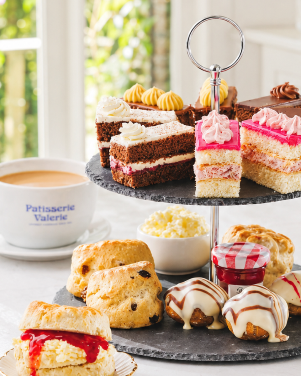 Madame Valerie's Afternoon Tea for 4 - Patisserie Valerie