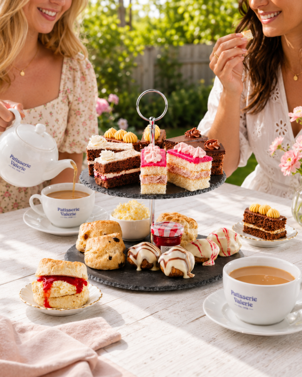 Madame Valerie's Afternoon Tea for 4 - Patisserie Valerie