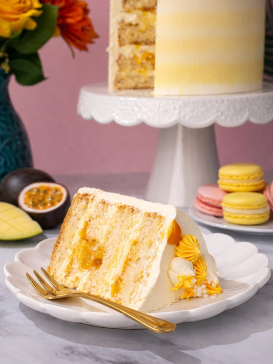 Mango & Passionfruit Cake