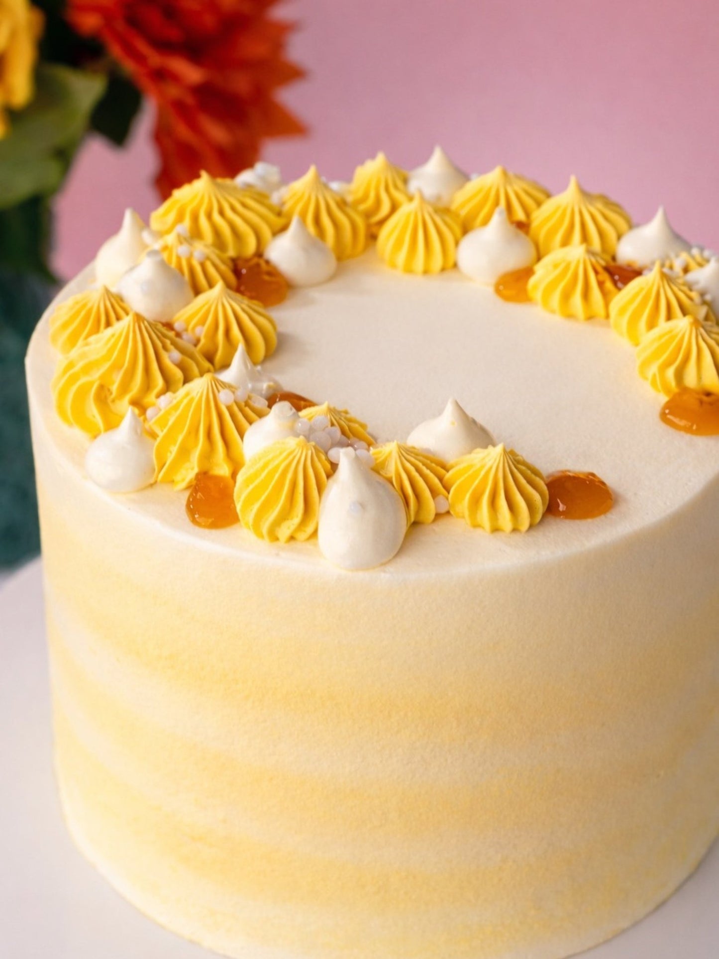 Mango & Passionfruit Cake - Patisserie Valerie