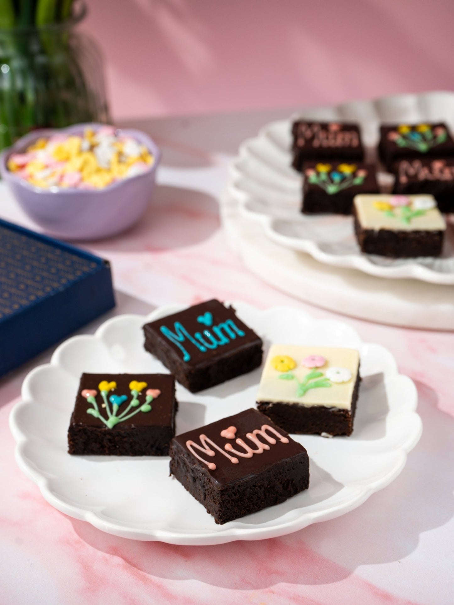 Patisserie Valerie's handmade Mother's Day Brownies cake delivery 