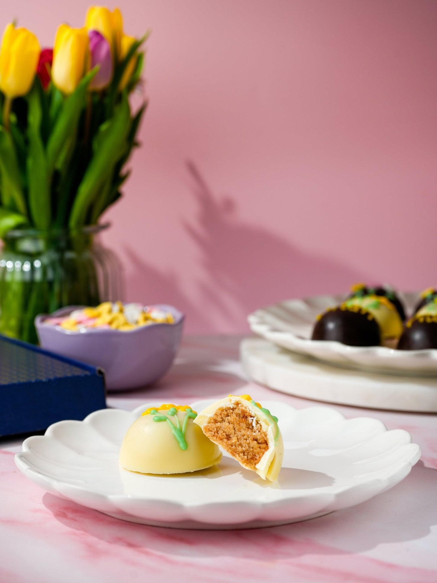 Patisserie Valerie's handmade Mother's Day Cake Bites cake delivery 