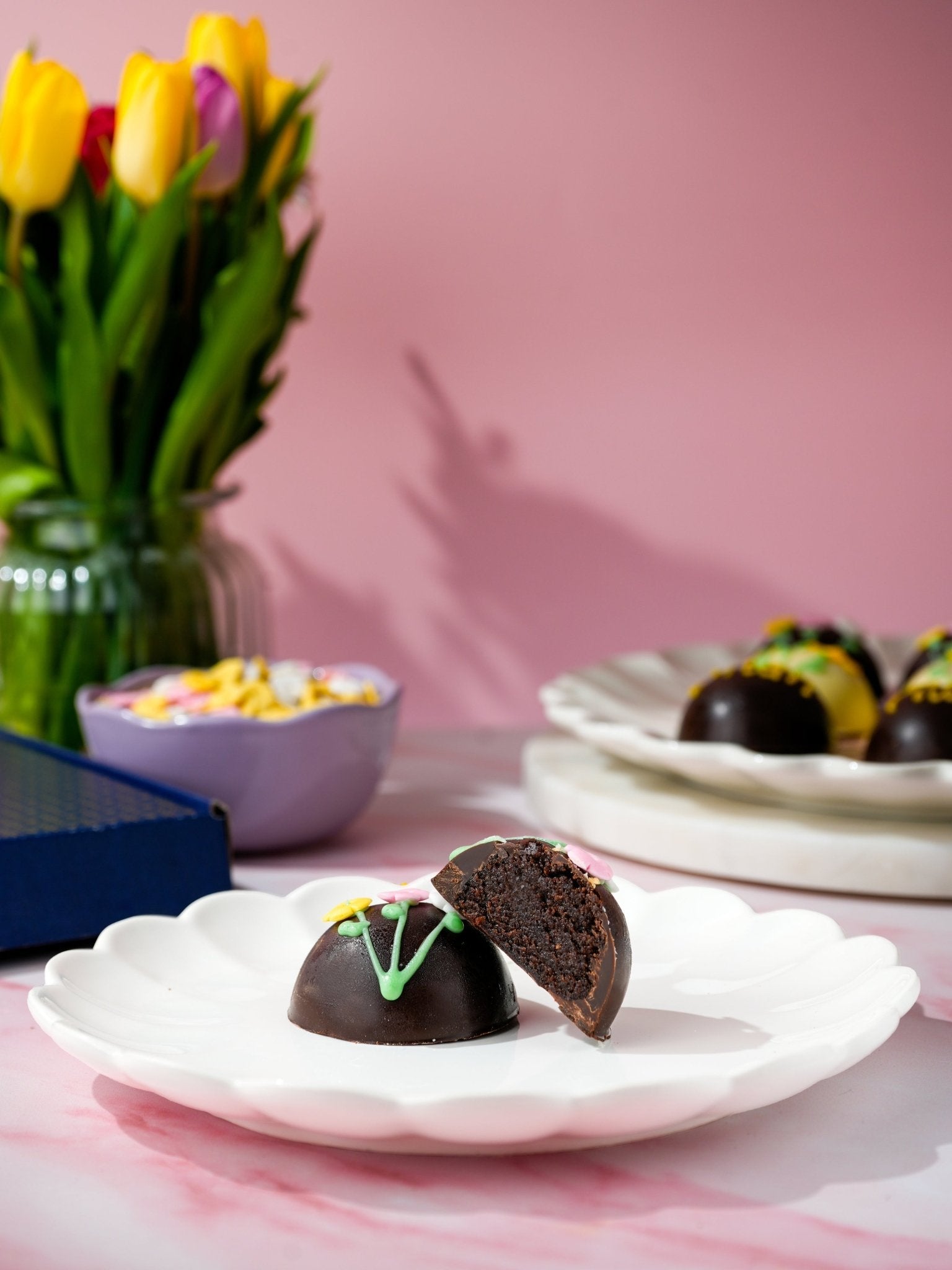 Patisserie Valerie's handmade Mother's Day Cake Bites cake delivery 