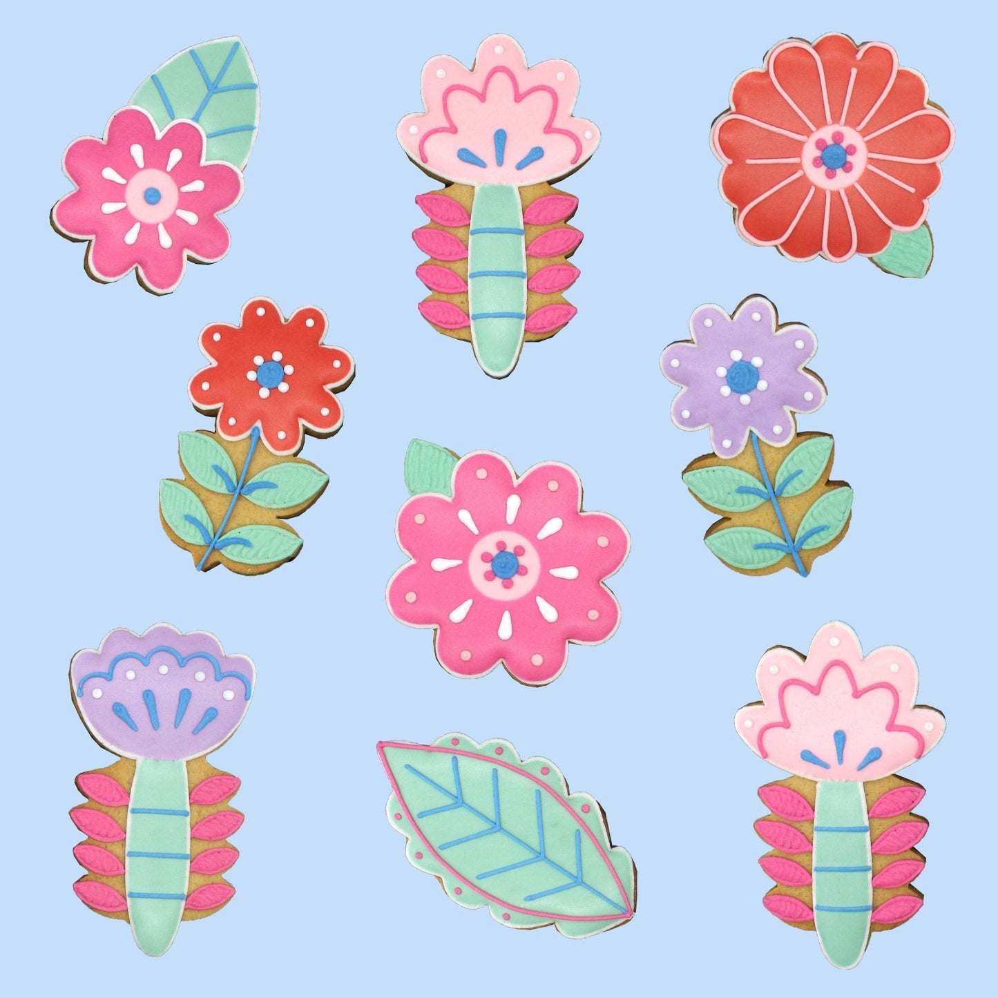 Biscuiteers Mother's Day Flowers Biscuit Tin