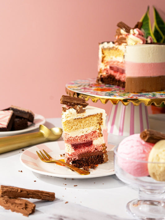Neapolitan Celebration Cake