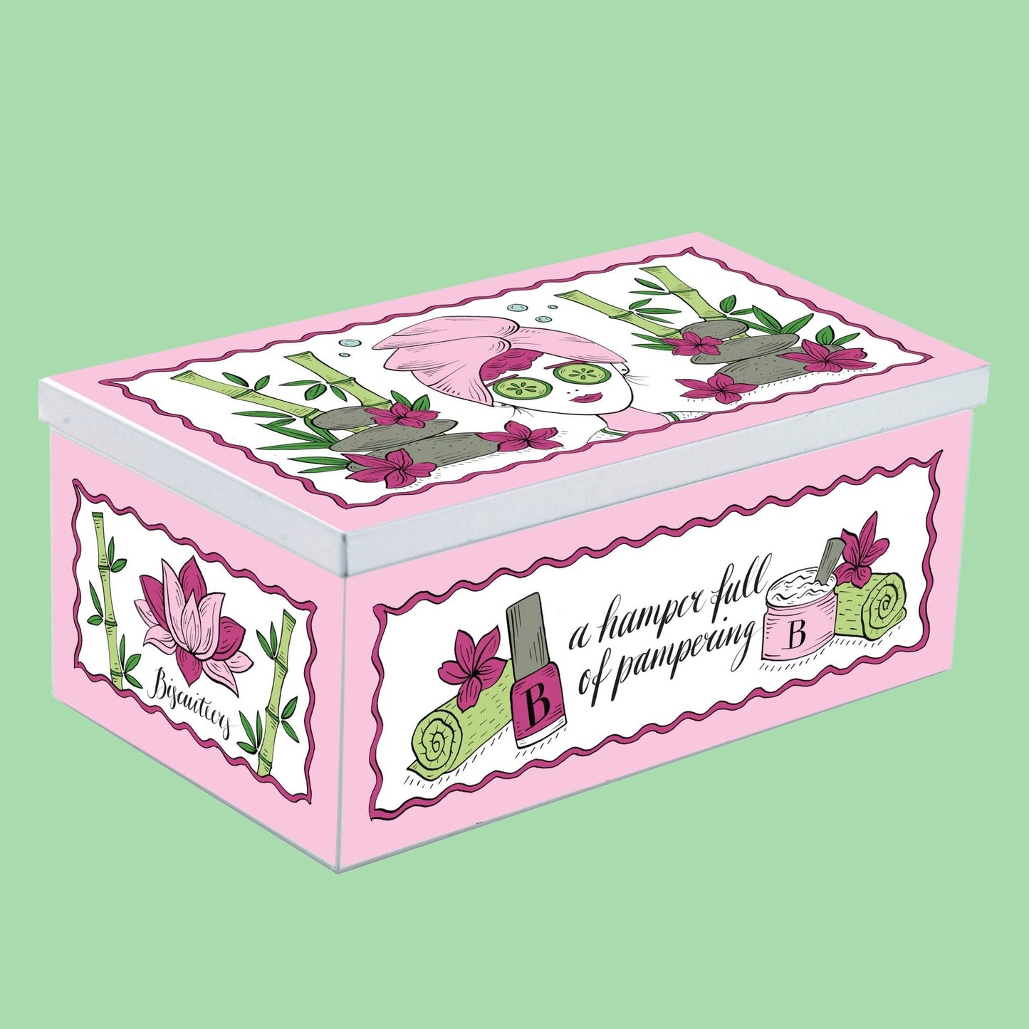 Biscuiteers Pamper Hamper Biscuit Tin