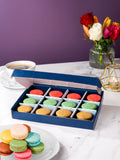 Patisserie Valerie's handmade Pistachio, Raspberry & Salted Caramel Macarons Gift Box cake delivery 
