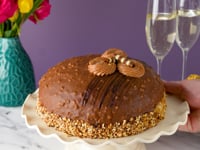 Luxury Nutella Crunch Dome Cake