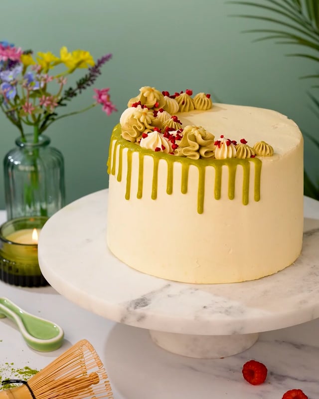 Patisserie Valerie Matcha Cake