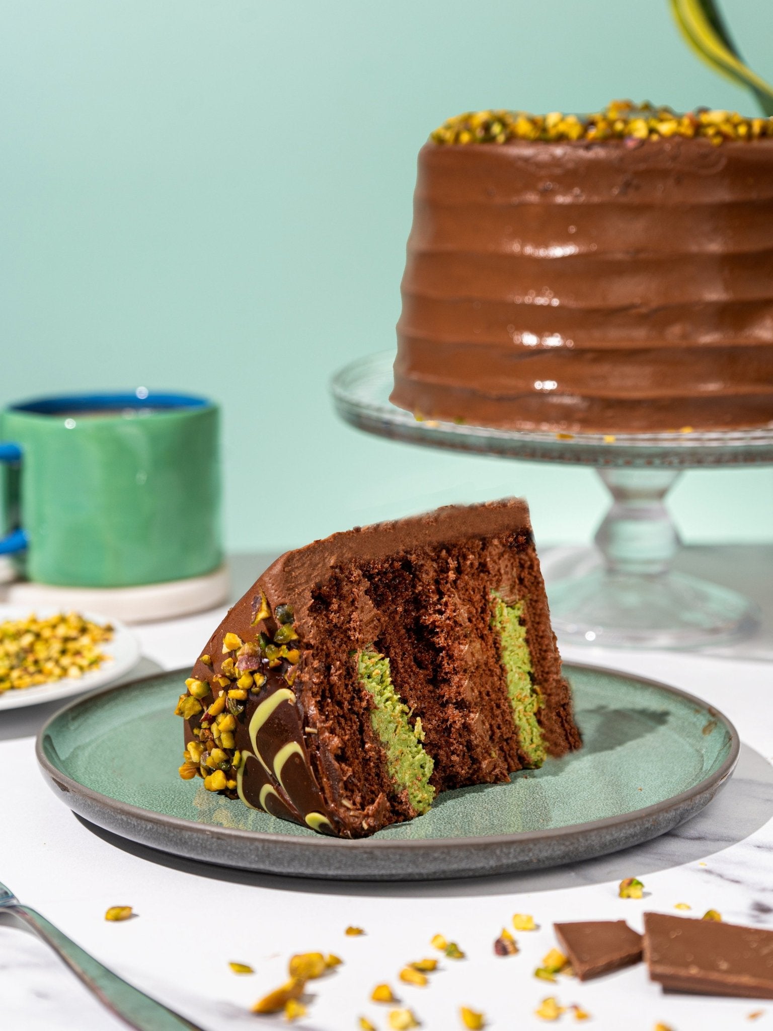 Dubai-Style Chocolate Cake