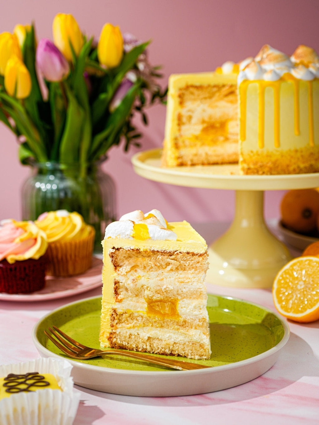 Lemon Meringue Magic Cake