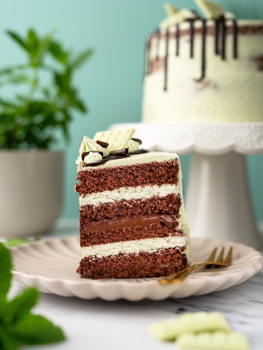 Mint Chocolaye Chip Cake