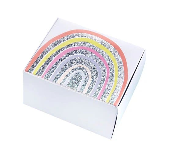 Patisserie Valerie's handmade Rainbow Cake Favour Boxes Pack of 10 cake delivery 