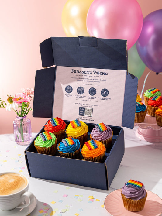 Rainbow Cupcakes