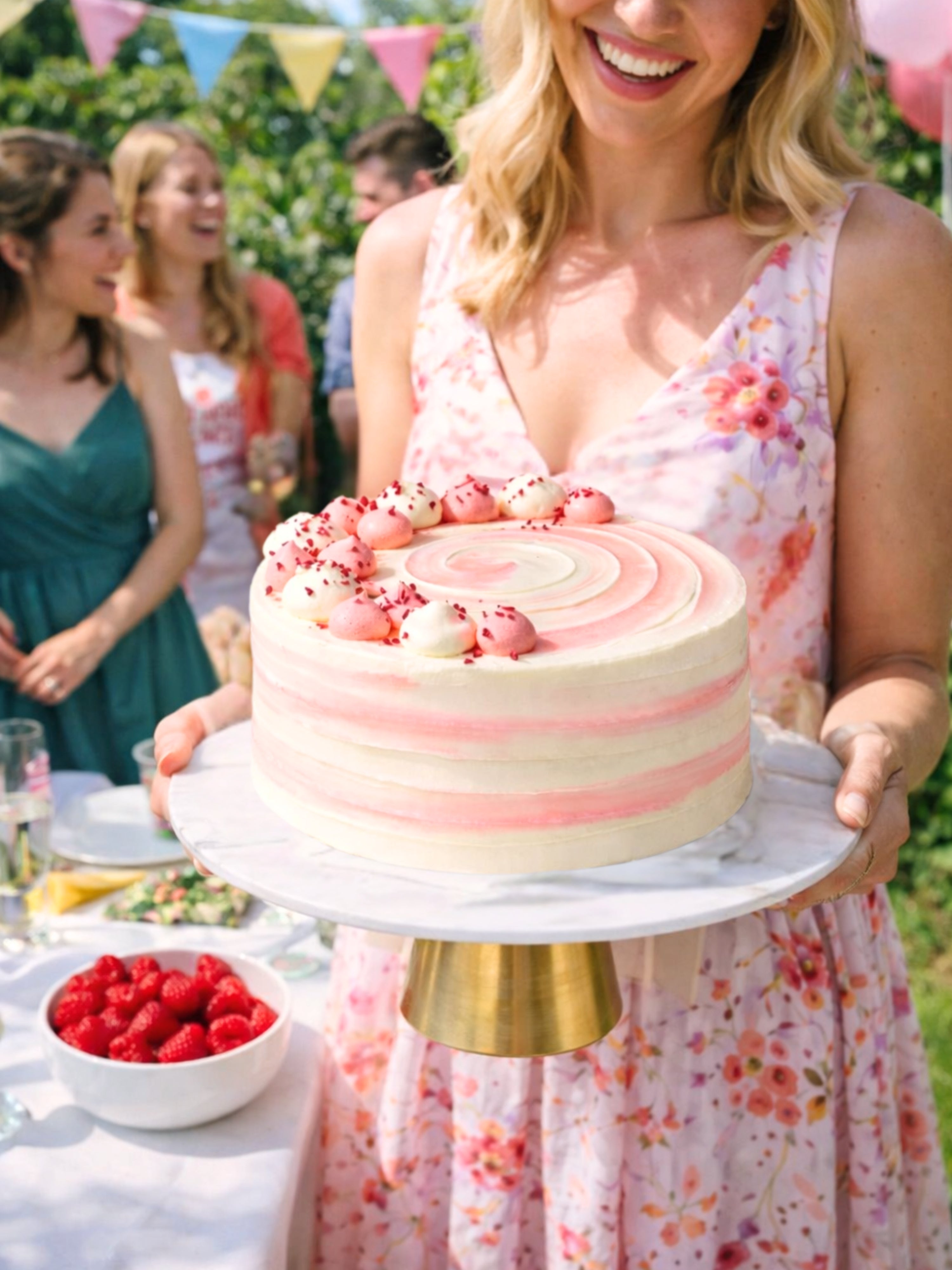Ultimate Raspberry Ripple Cake