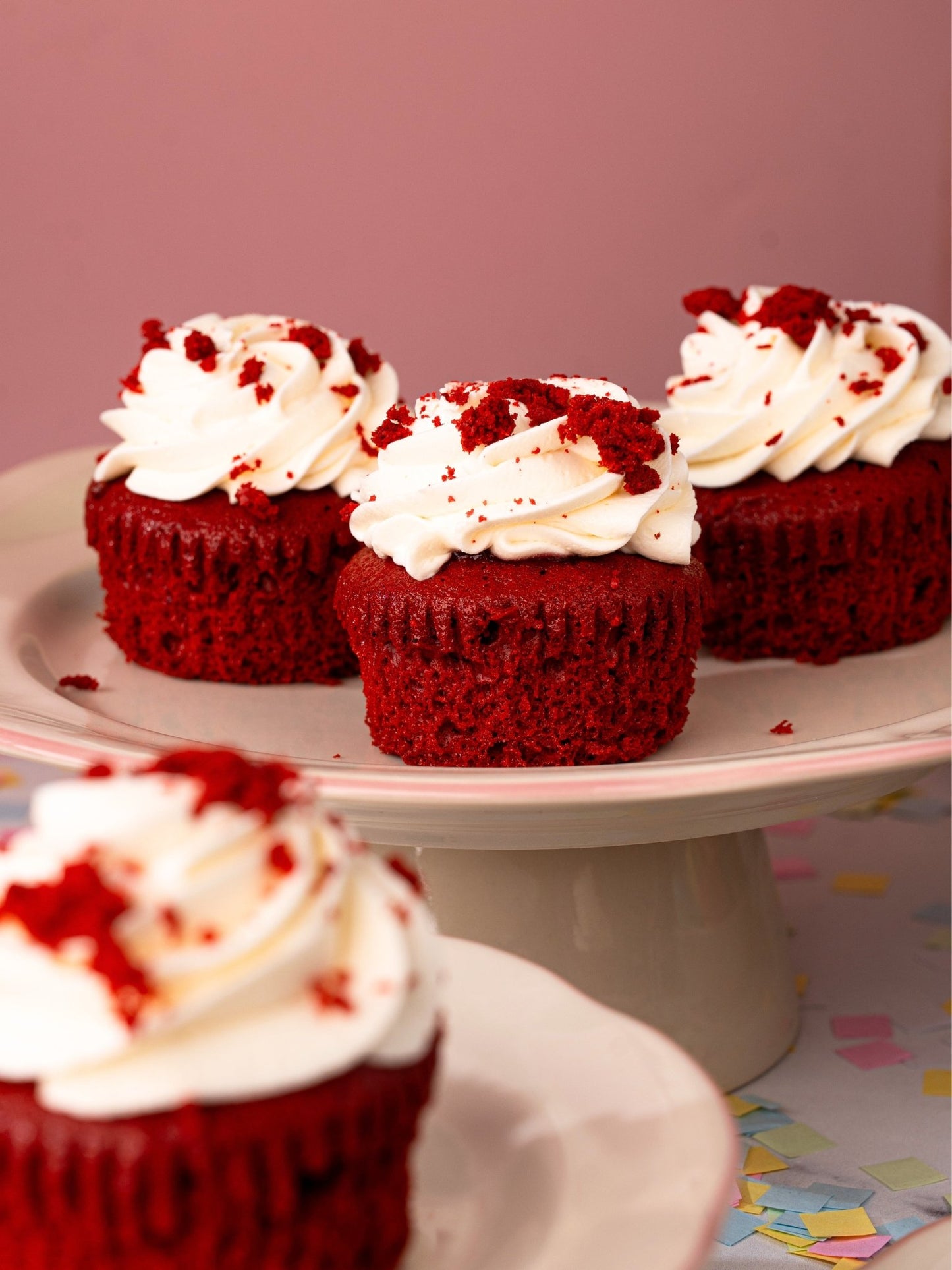 Red Velvet Indulgence Cupcake Selection - Patisserie Valerie