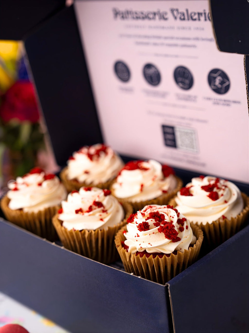 Red Velvet Indulgence Cupcake Selection - Patisserie Valerie
