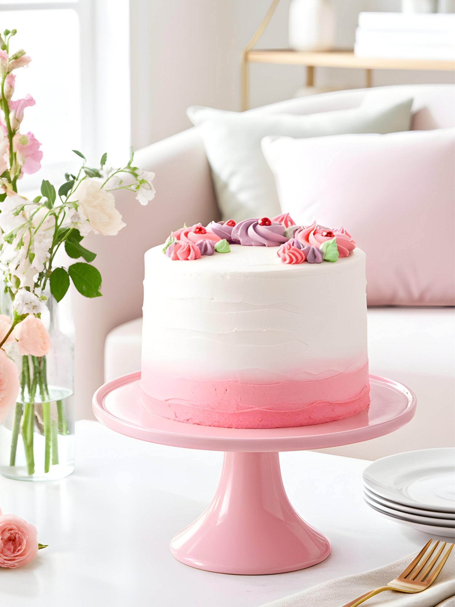 Rose Cake - Patisserie Valerie
