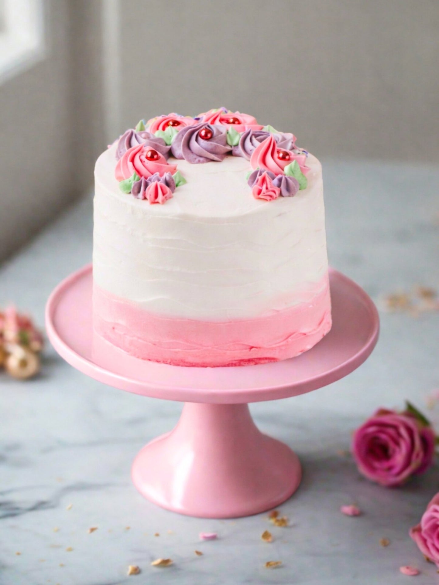 Rose Cake - Patisserie Valerie