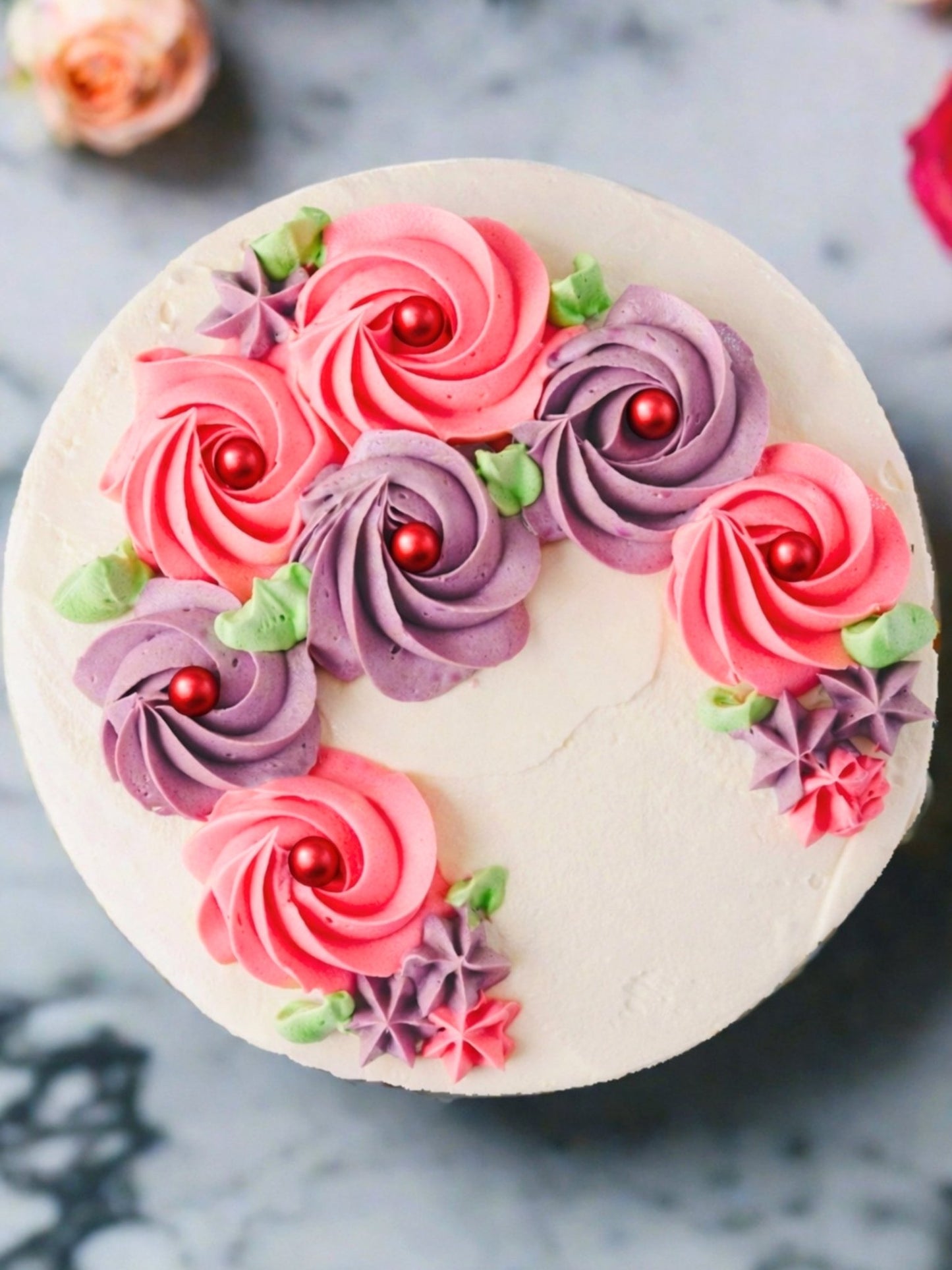 Rose Cake - Patisserie Valerie