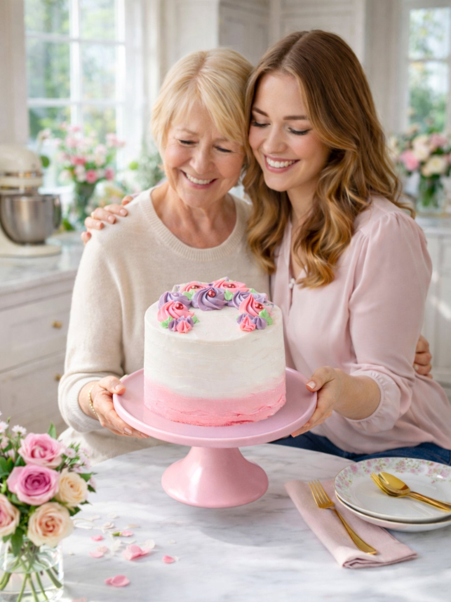 Rose Cake - Patisserie Valerie