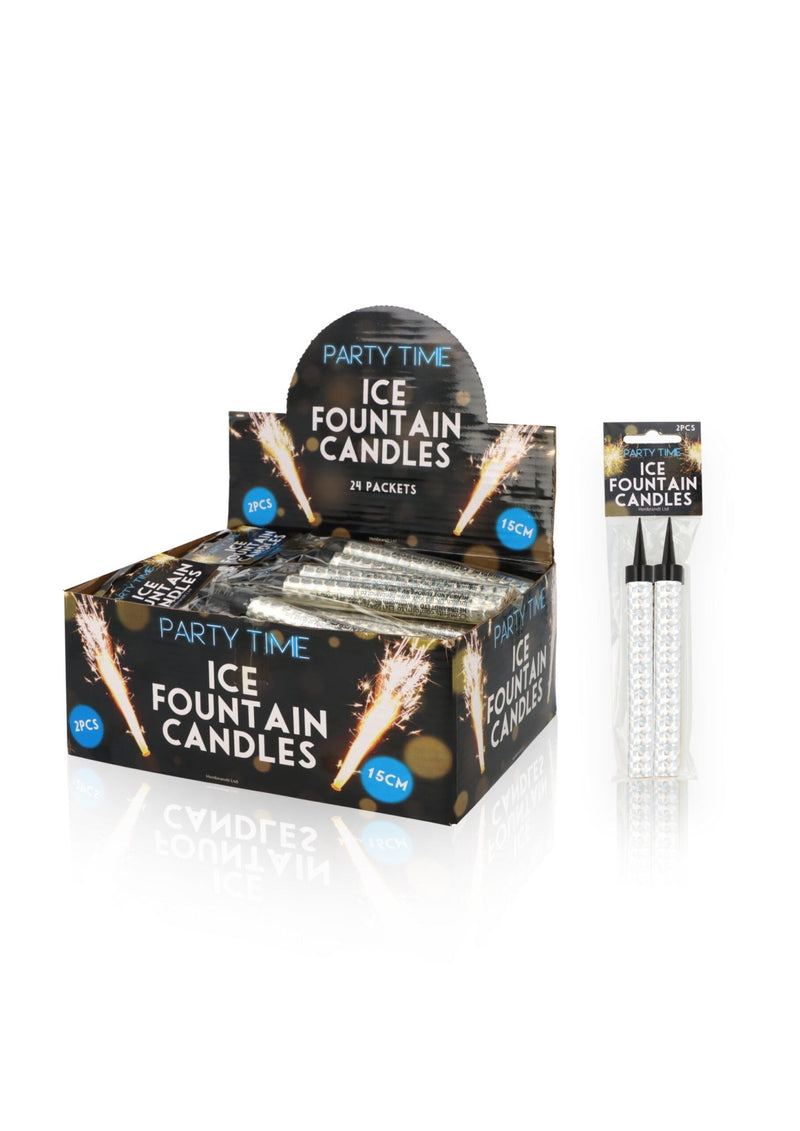 Silver Ice Fountain Candle - Pack of 2 - Patisserie Valerie