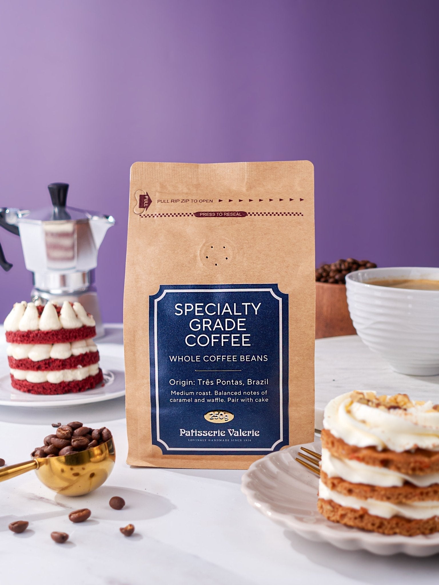 Specialty Grade Coffee - Ground - Patisserie Valerie