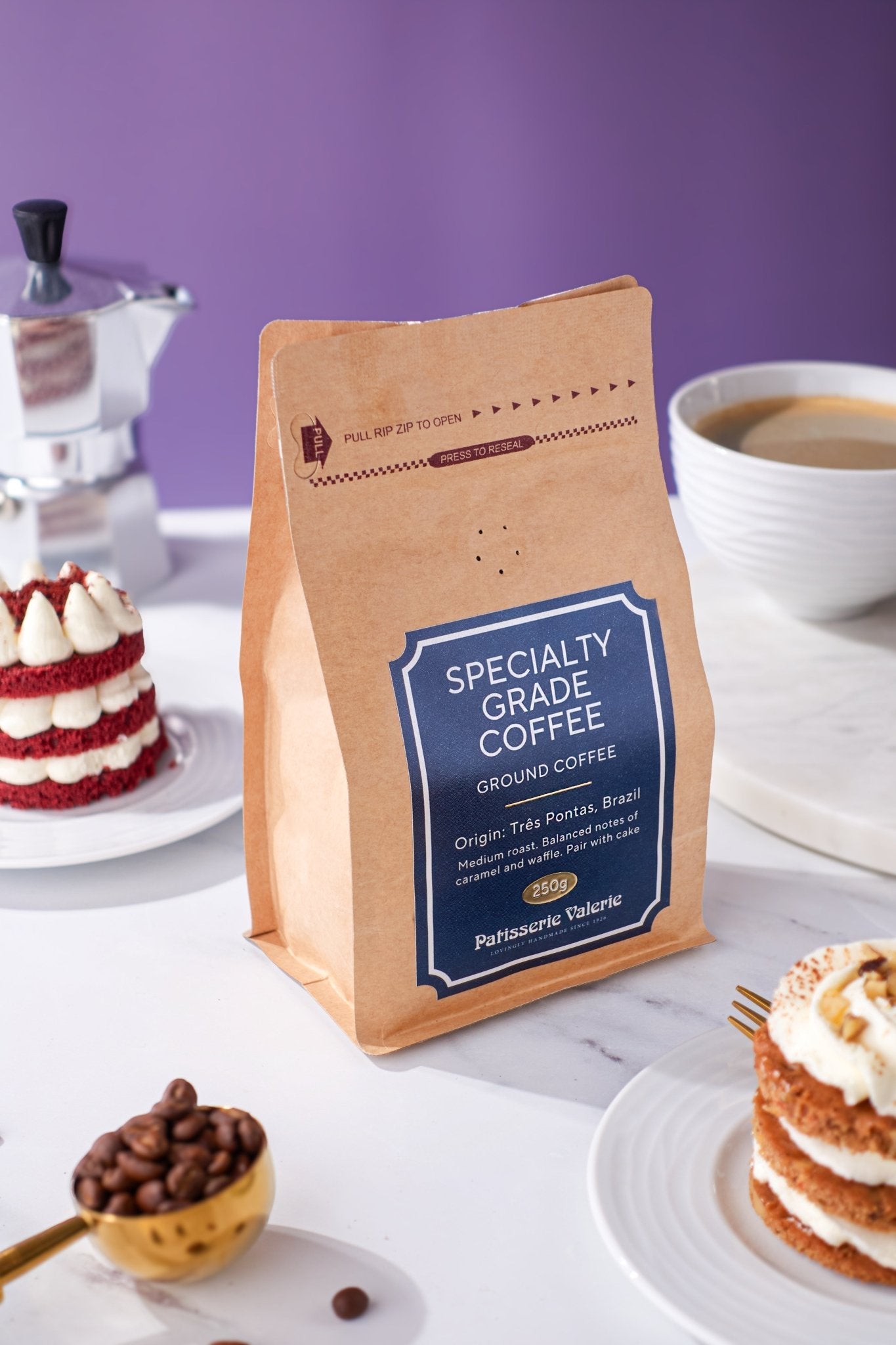 Specialty Grade Coffee - Ground - Patisserie Valerie