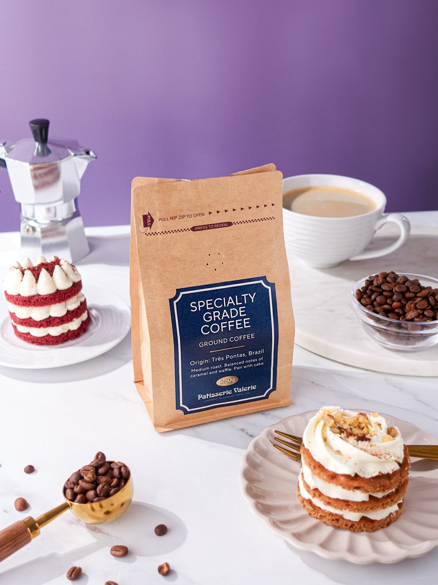 Specialty Grade Coffee - Ground - Patisserie Valerie