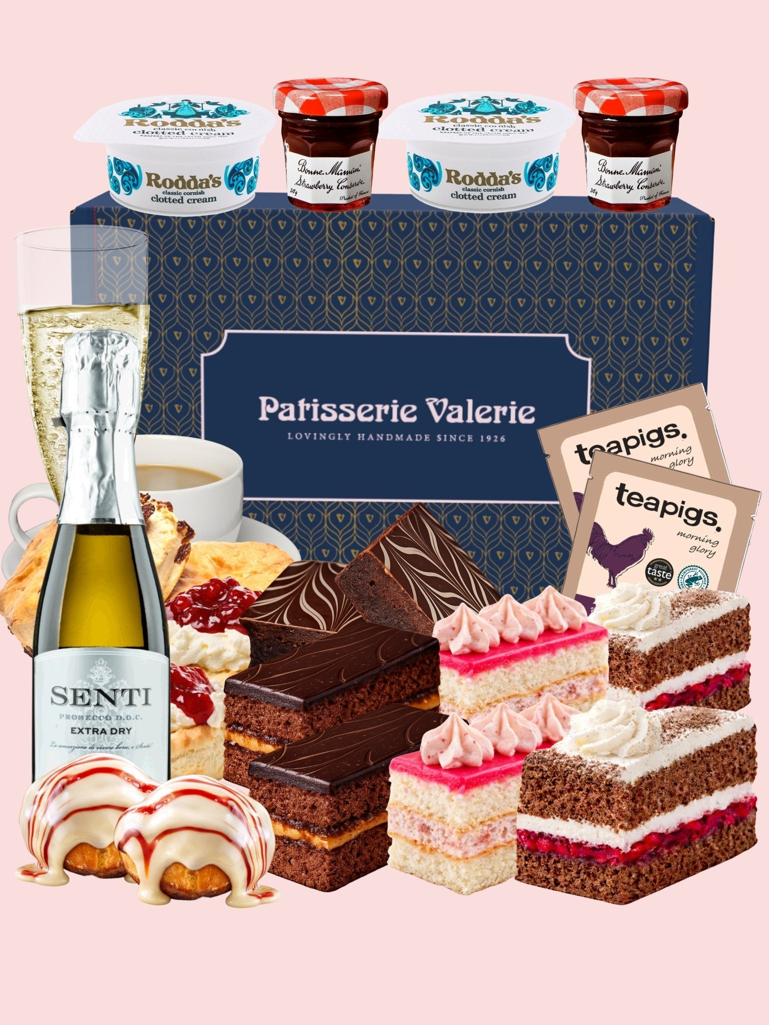 Springtime Seasonal Afternoon Tea with Prosecco - Patisserie Valerie