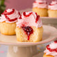 Strawberry Royale Golden Génoise Cupcakes - Patisserie Valerie