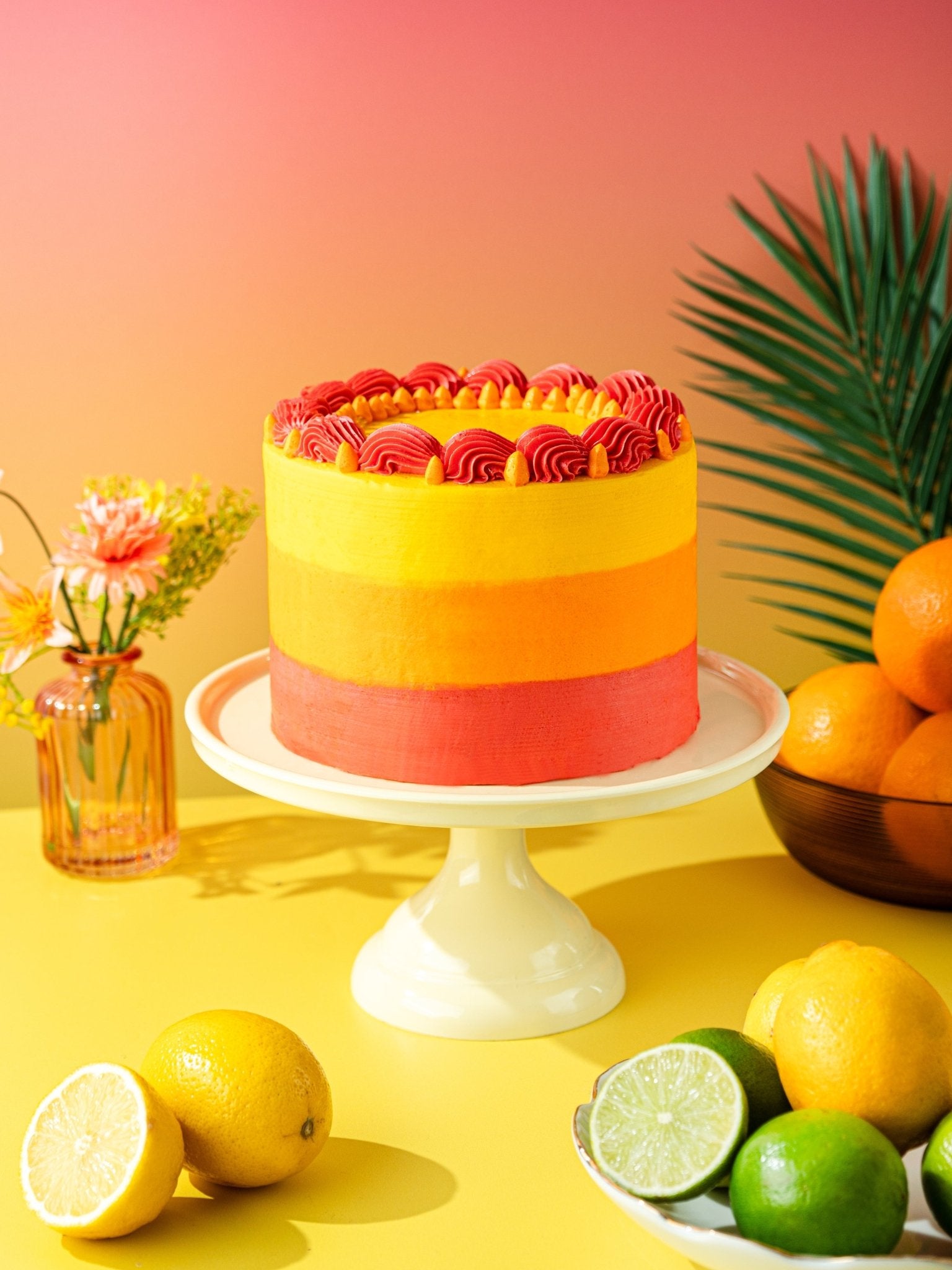 Sunny Citrus Delight Cake - Patisserie Valerie