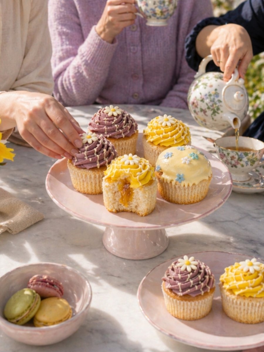 Sweet Treat Spring Cupcake Gift Box - Patisserie Valerie