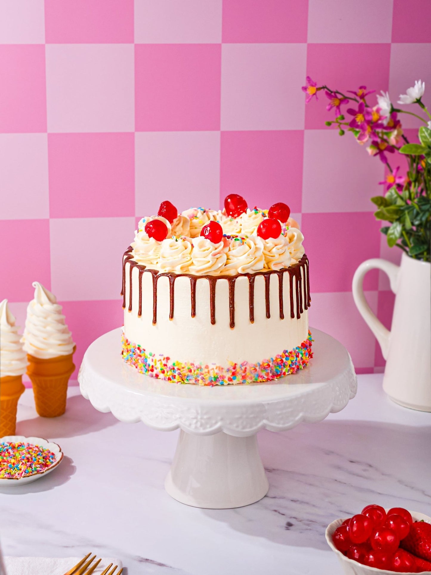 Sweet Treat Sundae Cake - Patisserie Valerie