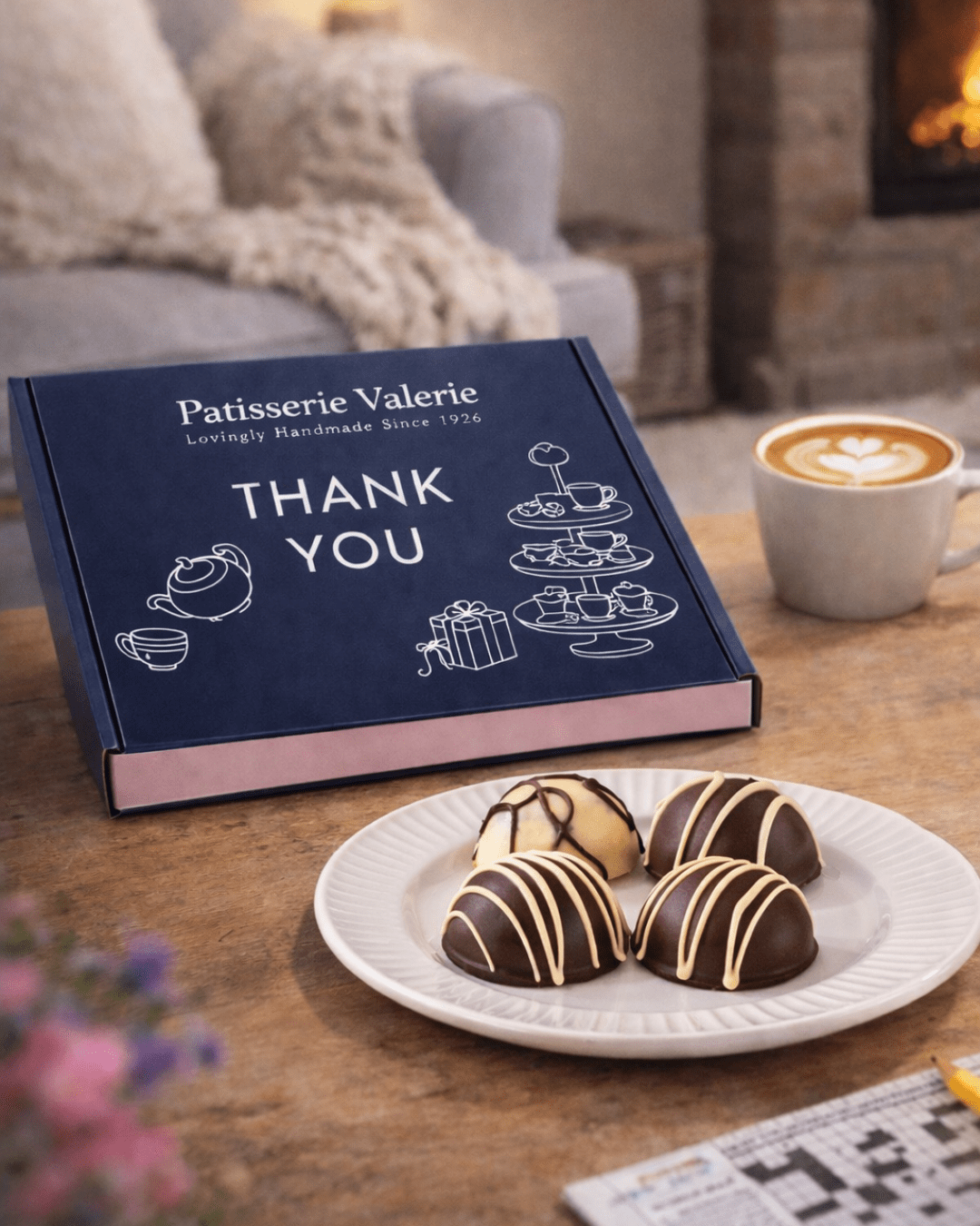 Thank You Cake Bites Gift Box - Patisserie Valerie