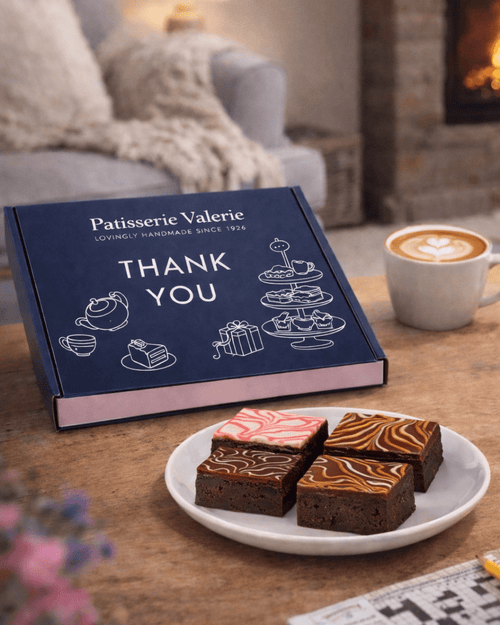 Thank You Chocolate Fudge Brownies Gift Box