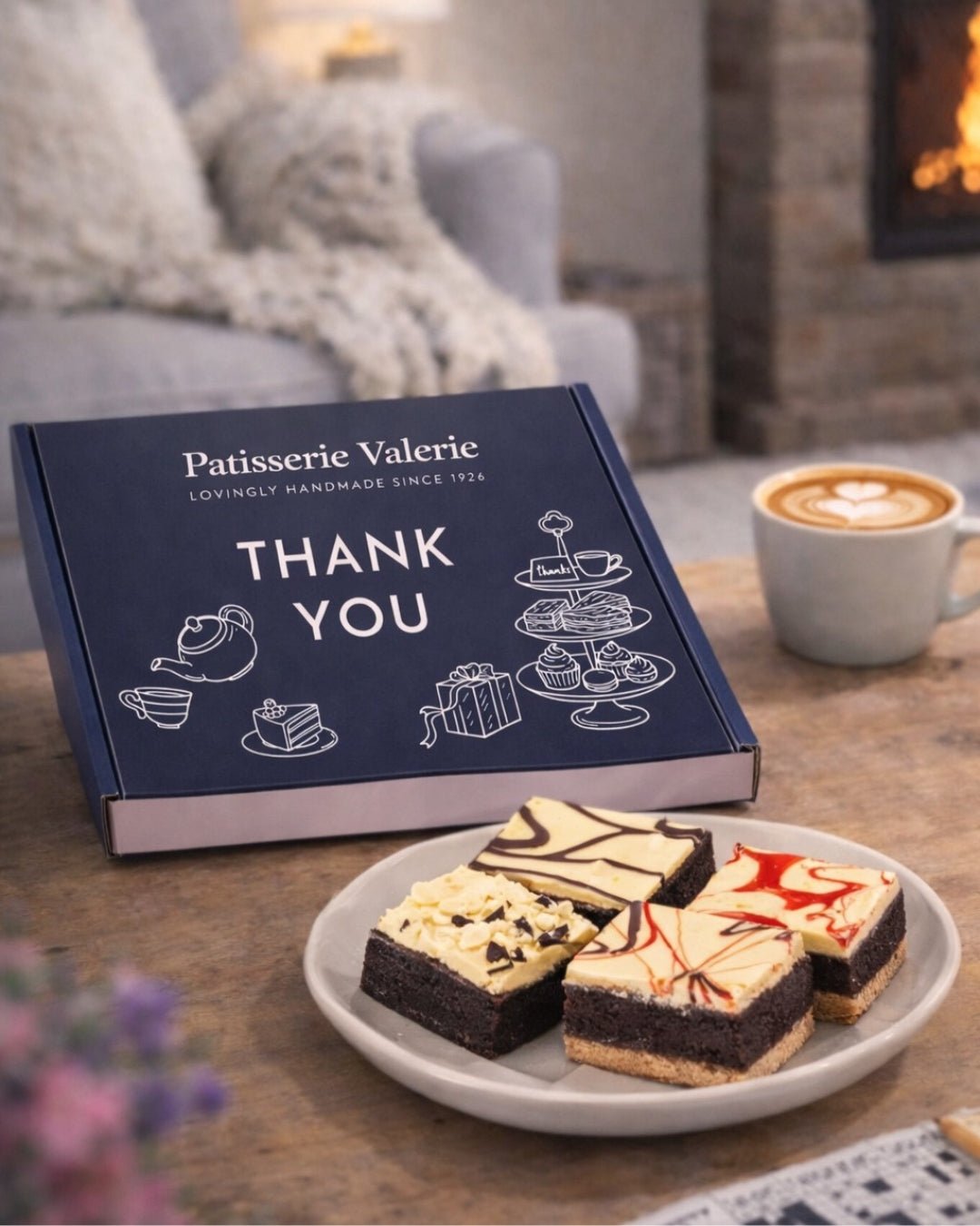Thank You Luxury Brownies Gift Box