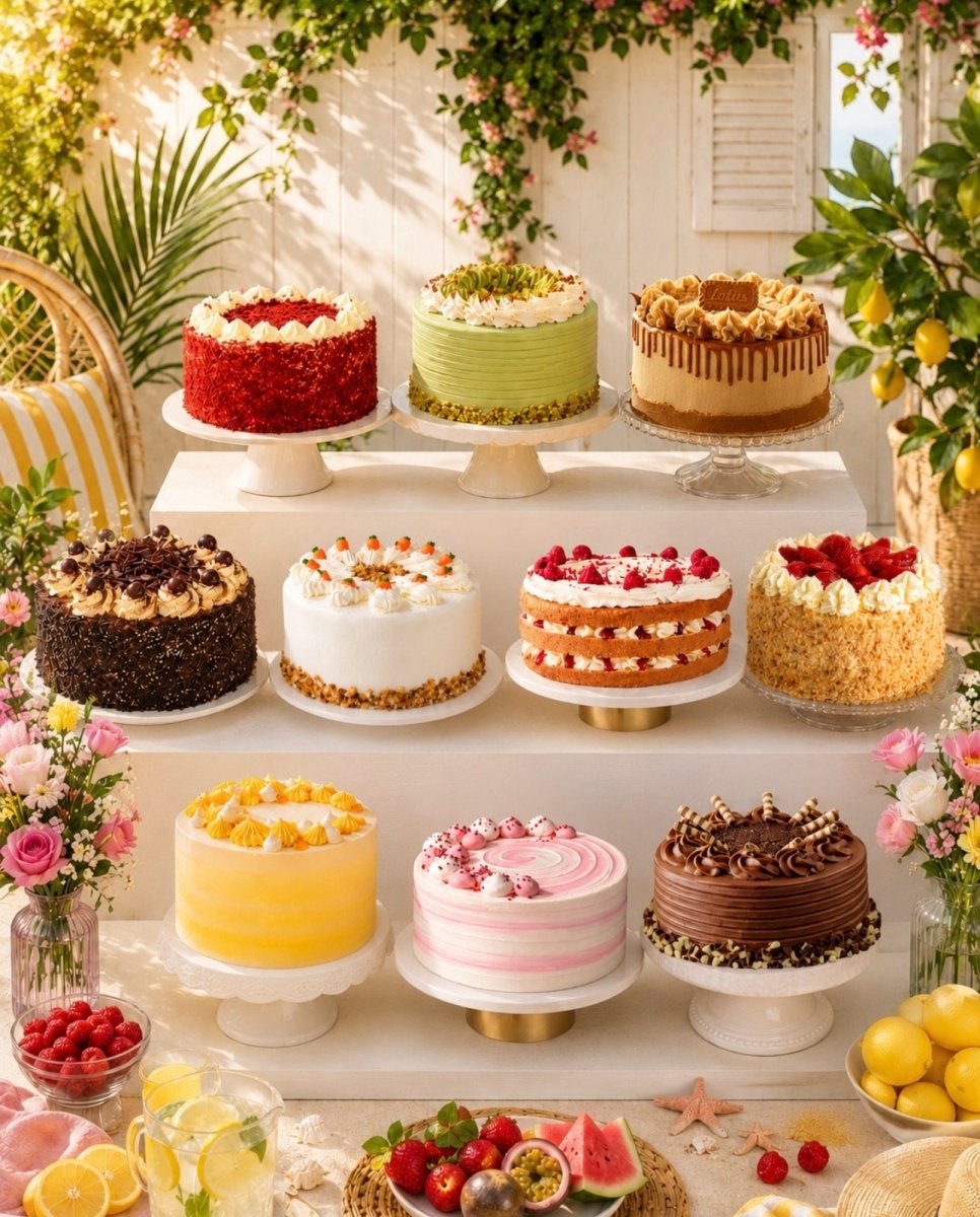 10 Cake Celebration Table
