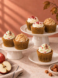 Patisserie Valerie Autumn cupcakes: Toffee Apple, Red Velvet, Gingerbread and Salted Caramel