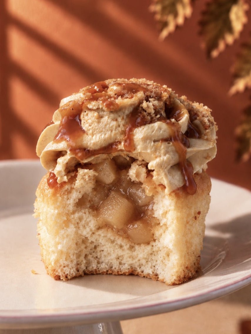 The Cosy Cupcake Box – Gingerbread, Red Velvet & Toffee Apple - Patisserie Valerie